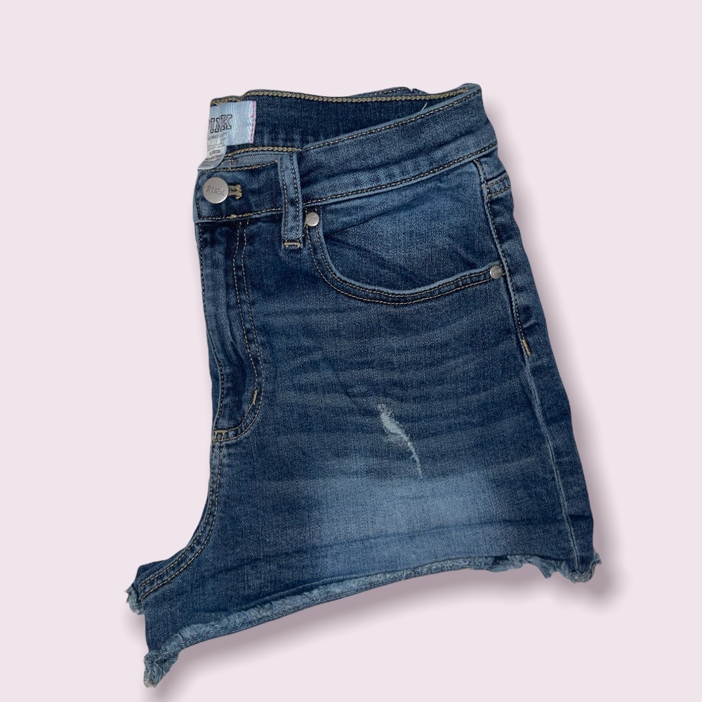 PINK jean shorts
